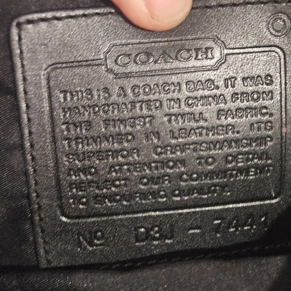 Vintage Coach Mercer Twill Nylon Mini Backpack | 2002  display picture 3